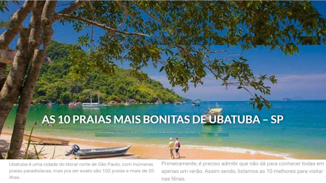 Apartamento Ubatuba - Praia Grande - 80M Da Praia - Ate 8 Pessoas - Praia Grande Ubatuba - 2 Quartos Exteriér fotografie